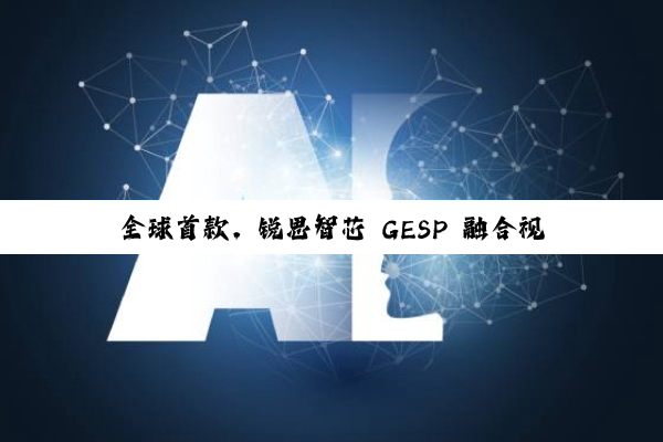全球首款，锐思智芯 GESP 融合视觉传感器 ALPIX-Pizol 发布