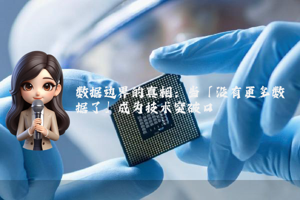 数据边界的真相：当「没有更多数据了」成为技术突破口